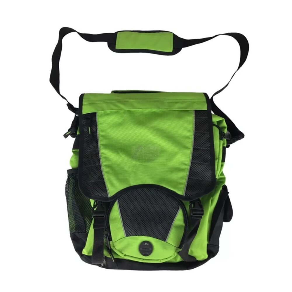 Corel Unisex Adults Florescent Green Laptop Sleeve Pockets‎ Top Handle Backpack